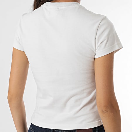 Adidas Originals - Tee Shirt Essential Slim Femme IY7335 Blanc