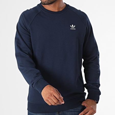 Adidas Originals - Sudadera Essential de cuello redondo IX7678 Azul marino