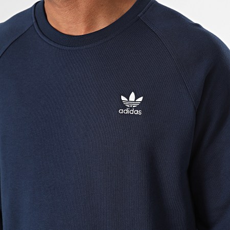 Adidas Originals - Sudadera Essential de cuello redondo IX7678 Azul marino