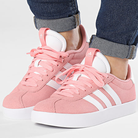 Adidas Performance - VL Court 3.0 Zapatillas Mujer IF4469 Casi Rosa Calzado Blanco