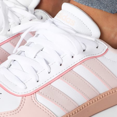 Adidas Sportswear - Baskets Femme Breaknet Sleek IH5427 Footwear White Pink San Pink
