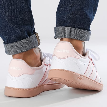 Adidas Sportswear - Baskets Femme Breaknet Sleek IH5427 Footwear White Pink San Pink