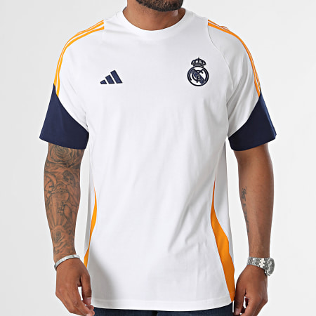 Adidas Sportswear - Tee Shirt A Bandes Real IT5145 Blanc