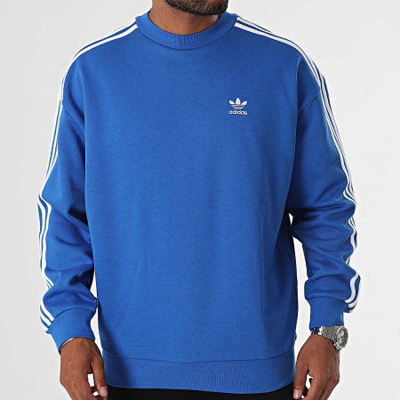 Adidas Originals - Sweat Crewneck 3 Stripes IZ1829 Bleu Roi