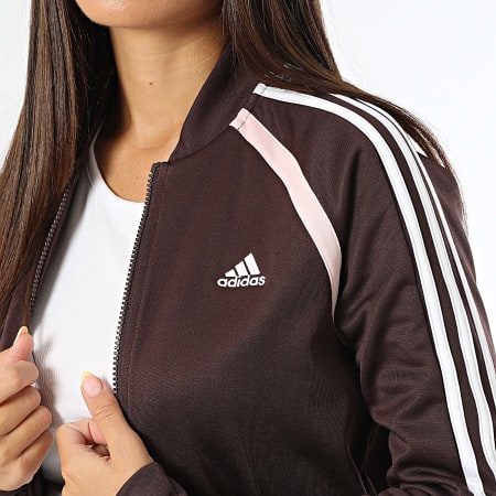 Adidas Sportswear - Ensemble De Survetement Femme Teamsport IX1108 Marron