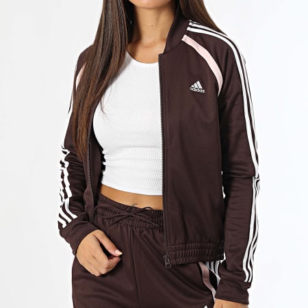 Adidas Sportswear - Ensemble De Survetement Femme Teamsport IX1108 Marron