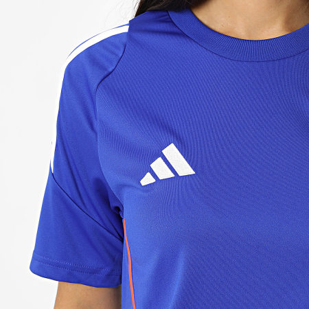 Adidas Sportswear - Maglietta da donna Tiro24 blu reale