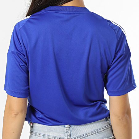 Adidas Sportswear - Maglietta da donna Tiro24 blu reale