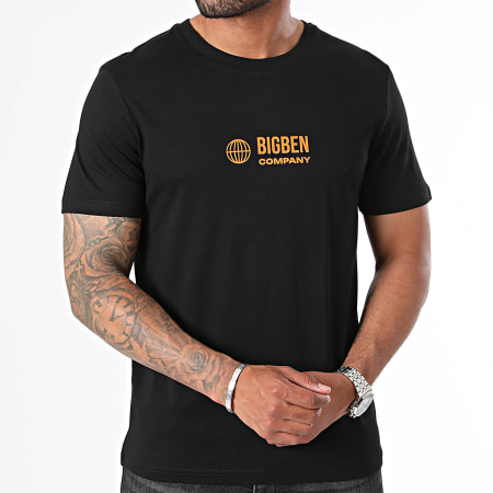 Big Ben - Camiseta Logo Mix Negro Naranja