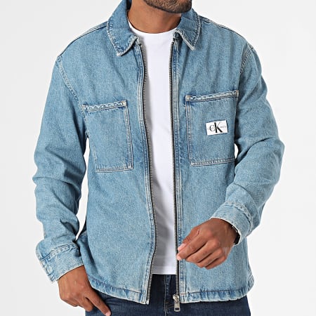 Calvin Klein - 5766 Denim Blauw Rits-Jeugdjasje