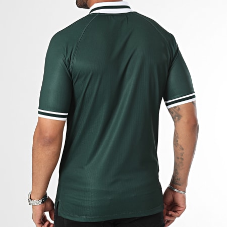 Kappa - Polo Manches Courtes Authentic Les Ardentes 341Y8EW Vert Foncé