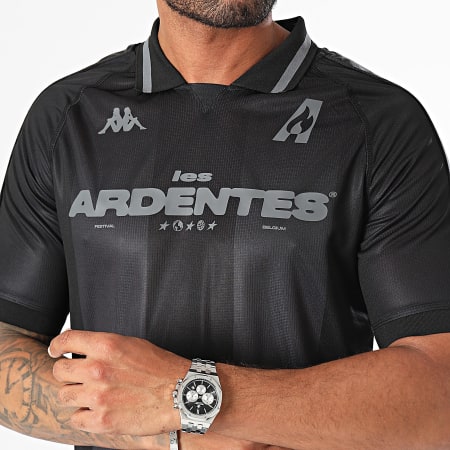 Kappa - Camiseta Authentic Lerua Les Ardentes 351W8XW Gris antracita