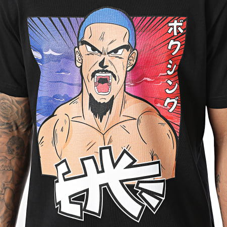Khalil El Hadri - Tee Shirt Oversize Manga Front Noir Paris