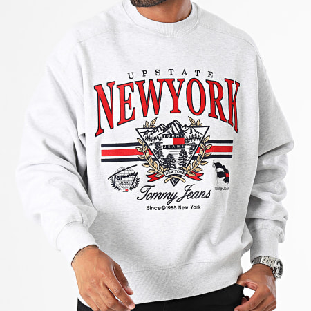 Tommy Jeans - Vintage Explorer Crewneck Sweatshirt 9244 Licht Heather Grijs