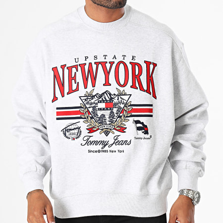 Tommy Jeans - Vintage Explorer Crewneck Sweatshirt 9244 Licht Heather Grijs