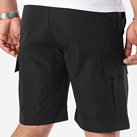 Seth Gueko - Scribble Cargo Shorts Negro Blanco