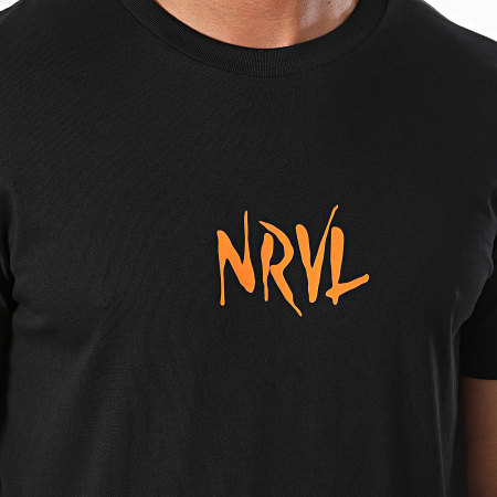 Swift Guad - Tee Shirt Tatoo Noir Orange