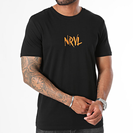 Swift Guad - Tee Shirt Tatoo Noir Orange