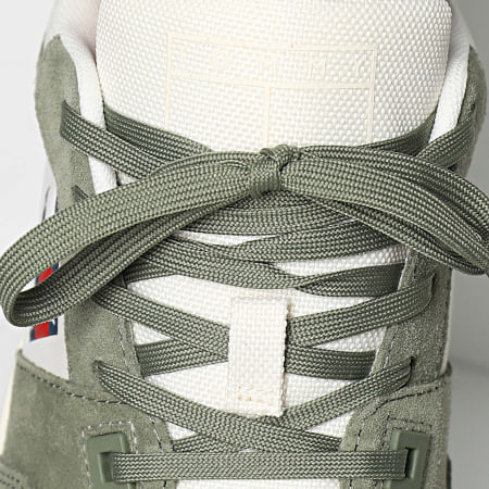 Tommy Jeans - Sneakers in pelle 1440 Washed Army