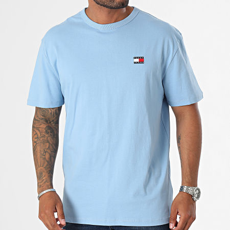 Tommy Jeans - Tee Shirt Badge 7995 Bleu Clair