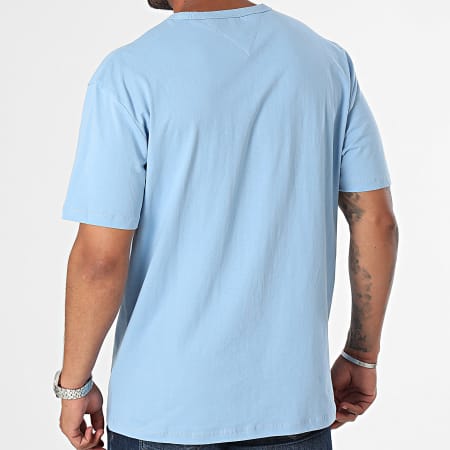 Tommy Jeans - Tee Shirt Badge 7995 Bleu Clair