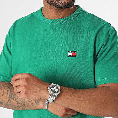 Tommy Jeans - Tee Shirt Badge 7995 Vert