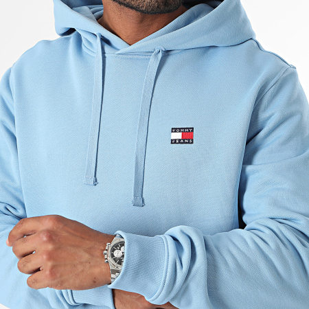 Tommy Jeans - Badge Hoody 7988 Lichtblauw