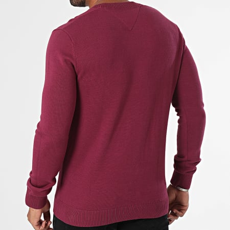 Tommy Jeans - Maglione Slim Essential 8895 Viola