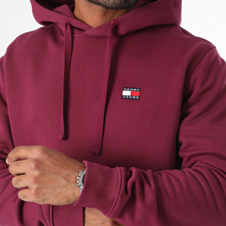 Tommy Jeans - Badge Hoody 7988 Plum