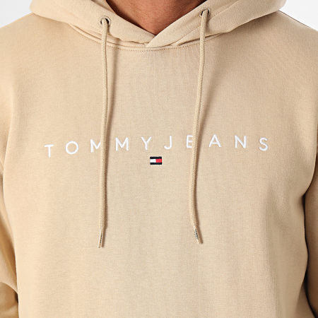 Tommy Jeans - Lineair Logo Hoody 7985 Beige