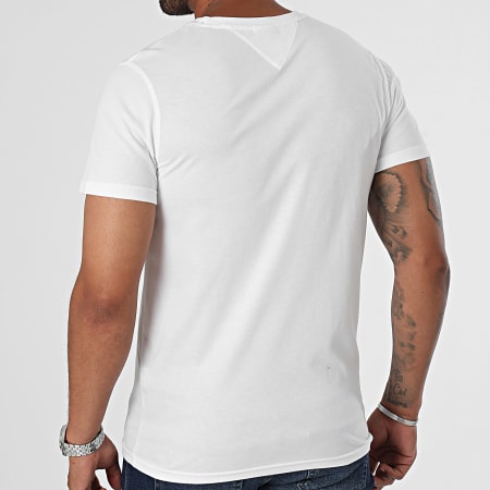 Tommy Hilfiger - Lote De 2 Camisetas Slim Jersey 5381 Verde Blanco