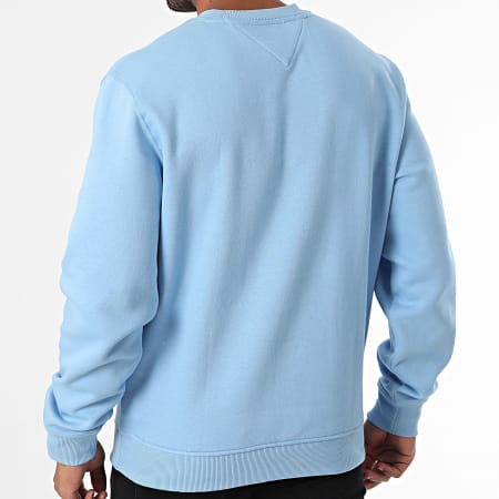 Tommy Jeans - Crewneck Flag Crew 0496 Sudadera Azul Claro