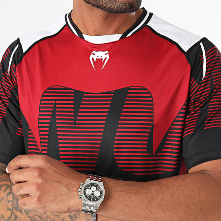 Venum - Camiseta Adrenaline Rojo Dry 05171 Negro Rojo Blanco