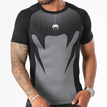 Venum - Attack Rashguards Camiseta 05210 Negro Gris