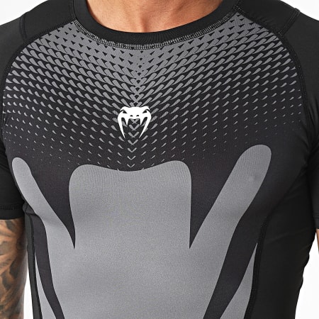 Venum - Attack Rashguards Camiseta 05210 Negro Gris