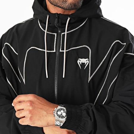 Venum - Attack 90 Track Zip Hooded Jacket 05073 Zwart