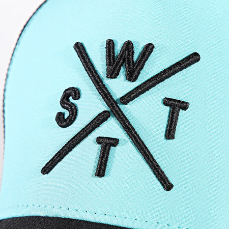 Watts - Casquette Trucker Tribe Bleu Turquoise Noir