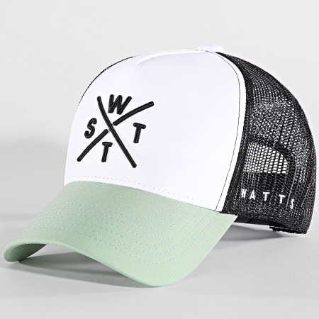 Watts - Trucker Tribe Cap Wit Zwart Groen