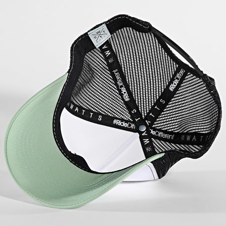 Watts - Cappello Trucker Tribe Bianco Nero Verde