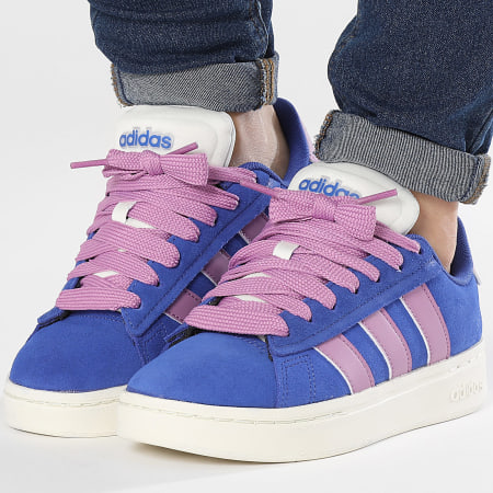 Adidas Sportswear - Grand Court Alpha 00s Damesschoenen IH3853 Semi Lucid Blue Voorradig Paars Off White