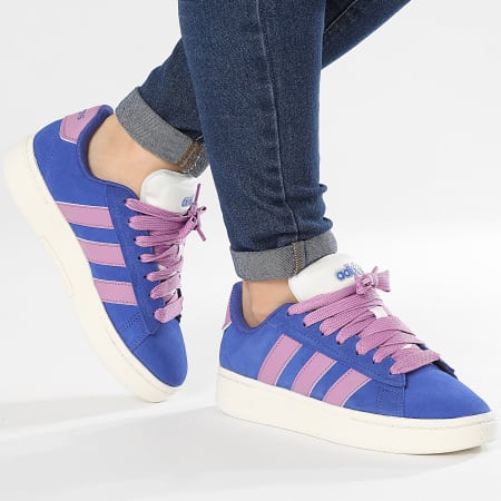 Adidas Sportswear - Grand Court Alpha 00s Damesschoenen IH3853 Semi Lucid Blue Voorradig Paars Off White