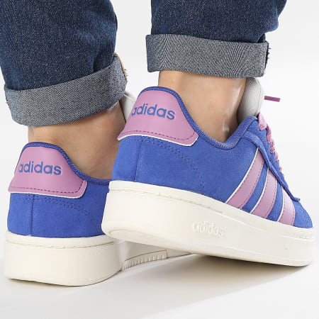 Adidas Sportswear - Grand Court Alpha 00s Damesschoenen IH3853 Semi Lucid Blue Voorradig Paars Off White