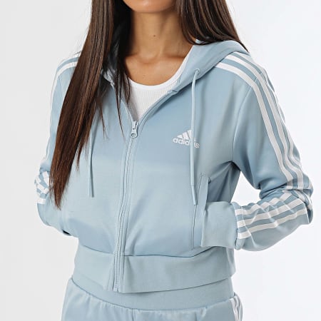 Adidas Originals - Glam trainingspak voor dames IX1118 Lichtblauw