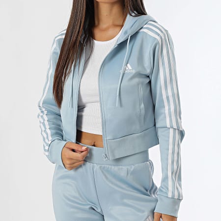 Adidas Originals - Glam trainingspak voor dames IX1118 Lichtblauw