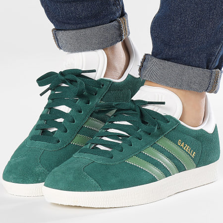 Adidas Originals - IG2096 Gazelle Scarpe da ginnastica da donna Core Green Preloved Green Core White