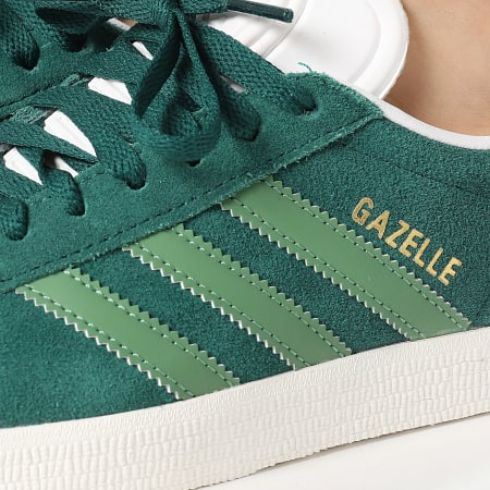 Adidas Originals - Baskets Femme Gazelle IG2096 Core Green Preloved Green Core White