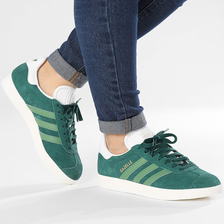 Adidas Originals - IG2096 Gazelle Scarpe da ginnastica da donna Core Green Preloved Green Core White