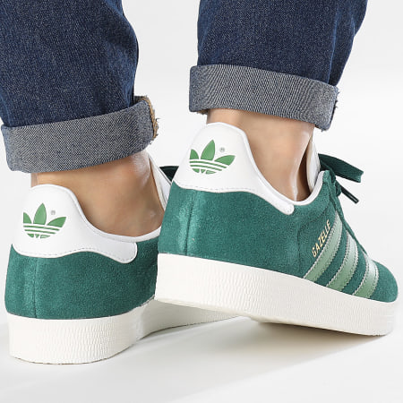 Adidas Originals - Gazelle Zapatillas Mujer IG2096 Core Verde Preloved Verde Core Blanco