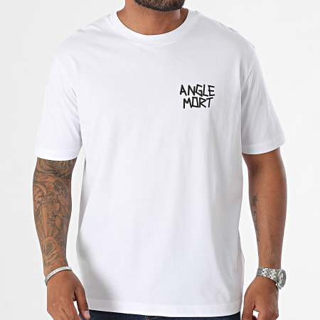 Angle Mort - Camiseta oversize Who Can Stop Me Blanco