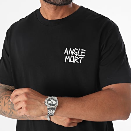 Angle Mort - Camiseta oversize Who Can Stop Me Negro